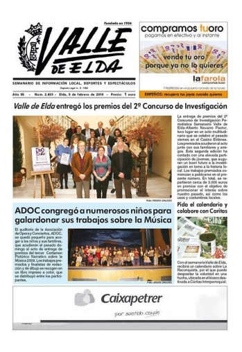 N&uacute;mero 2.633 - 5 de febrero de 2010