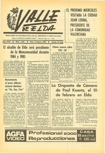 N&uacute;mero 1.415 - 3 de febrero de 1984