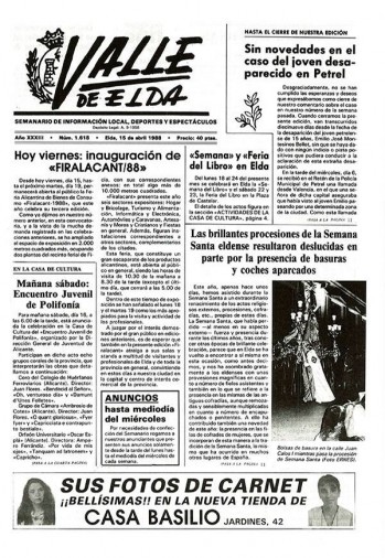 N&uacute;mero 1.618 - 15 de abril de 1988