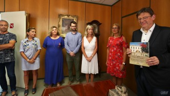 Ximo Puig visita Petrer para promocionar El Poblet como Bien de Inter&eacute;s Cultural