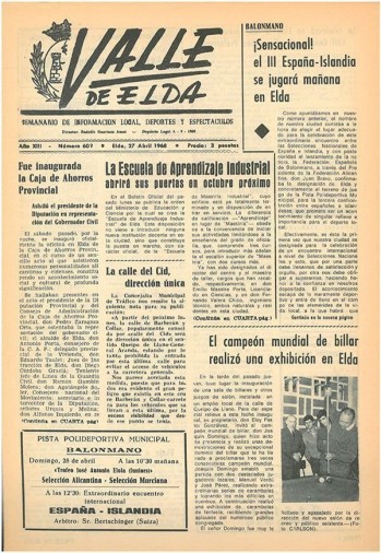 N&uacute;mero 0609 - 27 de abril de 1968