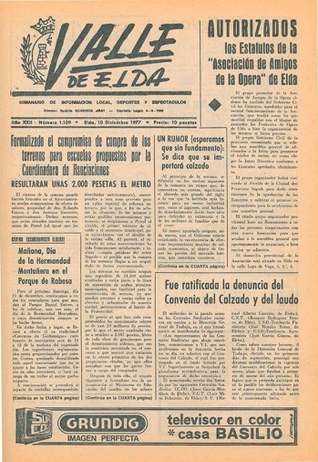 N&uacute;mero 1.109 - 10 de diciembre de 1977