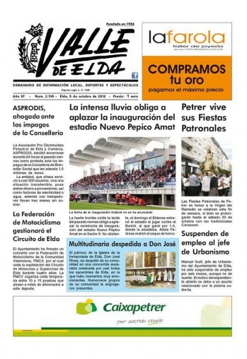 N&uacute;mero 2.745 - 5 de octubre de 2012