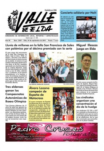 N&uacute;mero 2.657 - 24 de septiembre de 2010