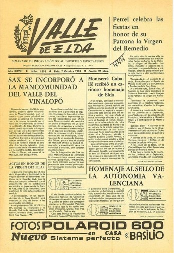 N&uacute;mero 1.398 - 7 de octubre de 1983