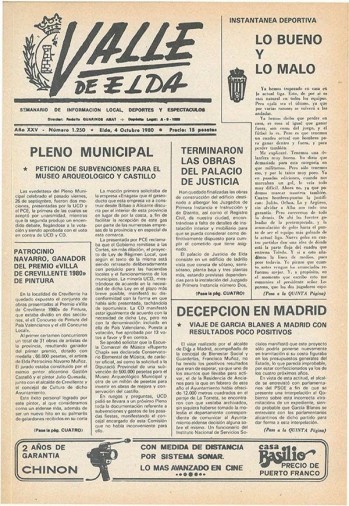 N&uacute;mero 1.250 - 4 de octubre de 1980