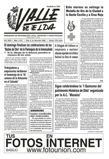N&uacute;mero 2.317 - 5 de diciembre de 2002
