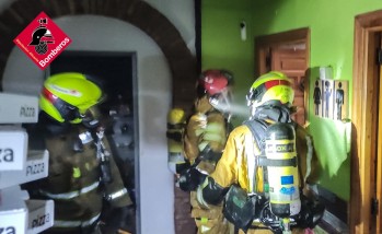 Incendio en un bar de Elda
