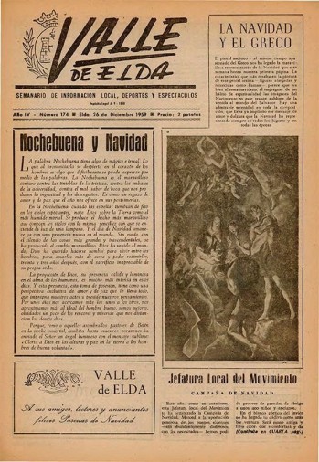 N&uacute;mero 0174 - 26 de diciembre de 1959