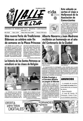 N&uacute;mero 2.370 - 30 de enero de 2004