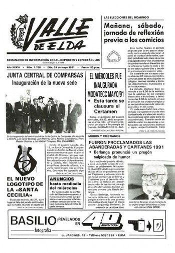 N&uacute;mero 1.768 - 24 de mayo de 1991