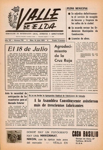 Número 0725 - 18 de julio de 1970