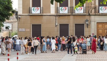 Concentraci&oacute;n en Elda contra del asesinato del joven Samuel Luiz