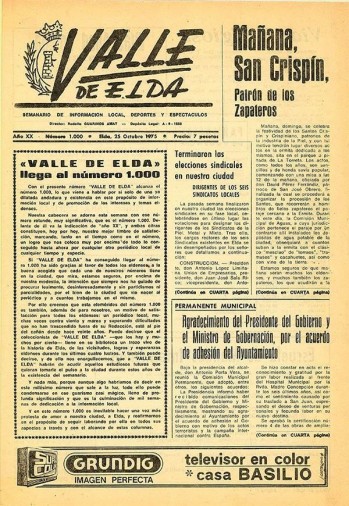 N&uacute;mero 1.000 - 25 de octubre de 1975
