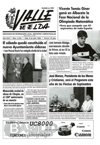 N&uacute;mero 2.159 - 8 de julio de 1999