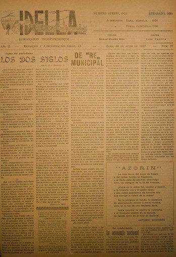 Idella n&ordm; 077 - A&ntilde;o 1927