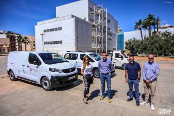 Tres nuevos veh&iacute;culos sostenibles para la flota de la brigada de Servicios
