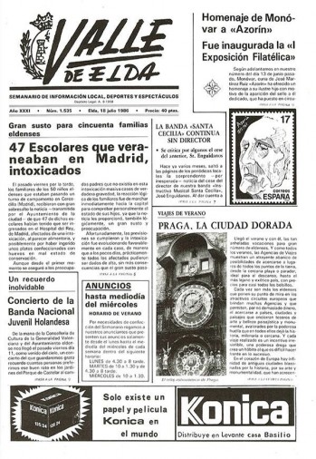 N&uacute;mero 1.535 - 18 de julio de 1986
