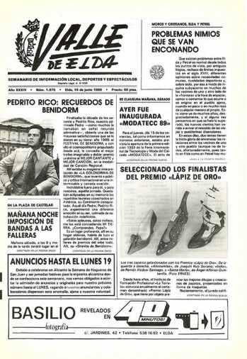 N&uacute;mero 1.675 - 16 de junio de 1989