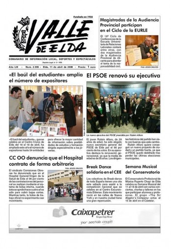 N&uacute;mero 2.555 - 11 de abril de 2008