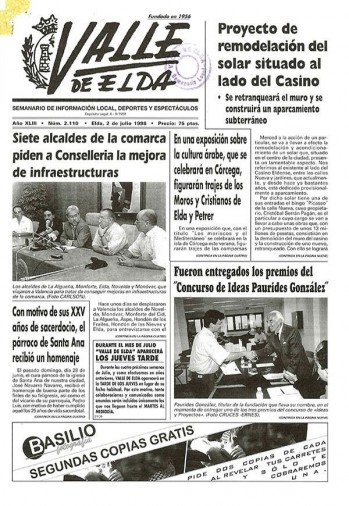 N&uacute;mero 2.110 - 2 de julio de 1998