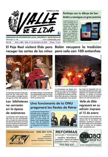 N&uacute;mero 2.885 - 31 de diciembre de 2015
