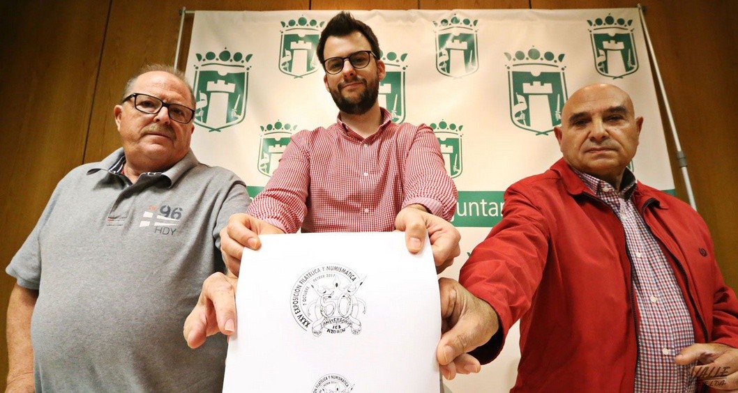 La Sociedad Filat&eacute;lica y Numism&aacute;tica de Petrer dedica un matasellos al 50&ordf; aniversario del IES Azor&iacute;n