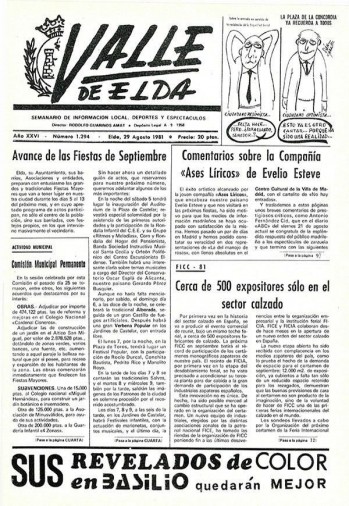 N&uacute;mero 1.294 - 29 de agosto de 1981