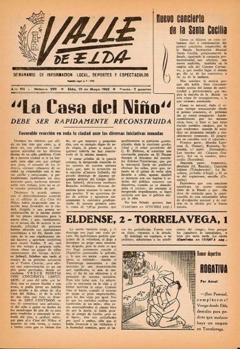 N&uacute;mero 0299 - 19 de mayo de 1962