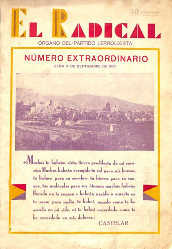 N&uacute;mero extraordinario