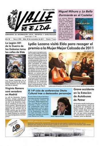 N&uacute;mero 2.709 - 25 de noviembre de 2011