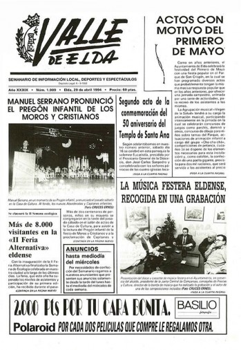 N&uacute;mero 1.909 - 29 de abril de 1994