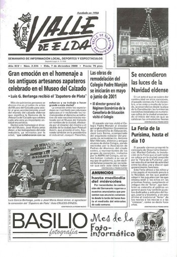 N&uacute;mero 2.224 - 7 de diciembre de 2000