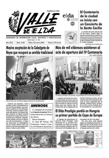 N&uacute;mero 2.367 - 9 de enero de 2004