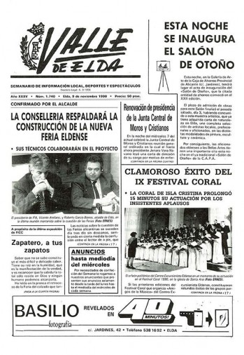 N&uacute;mero 1.740 - 9 de noviembre de 1990