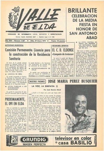 N&uacute;mero 1.167 - 27 de enero de 1979