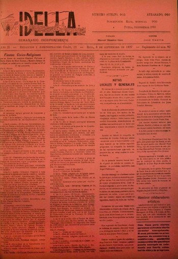 Idella n&ordm; 082 suplemento - A&ntilde;o 1928