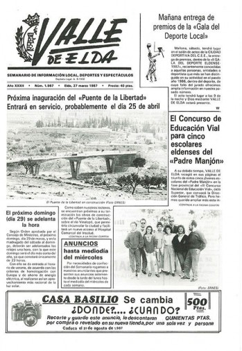 N&uacute;mero 1.567 - 27 de marzo de 1987