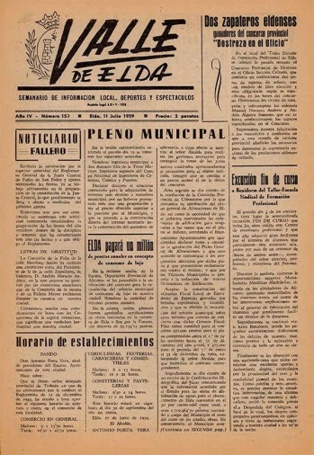 N&uacute;mero 0150 - 11 de julio de 1959