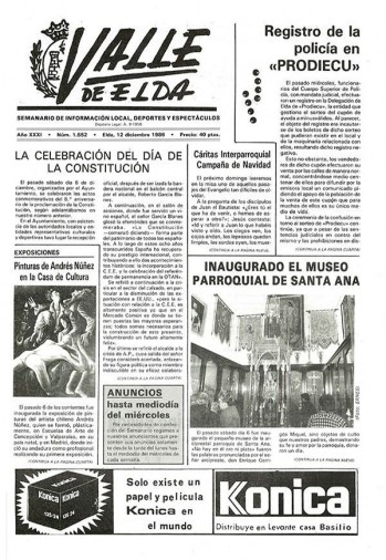 N&uacute;mero 1.552 - 12 de diciembre de 1986