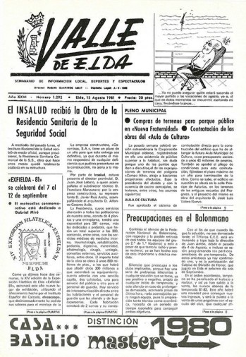 N&uacute;mero 1.292 - 15 de agosto de 1981