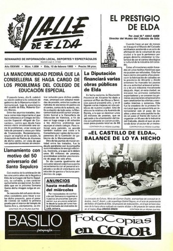 N&uacute;mero 1.850 - 12 de febrero de 1993