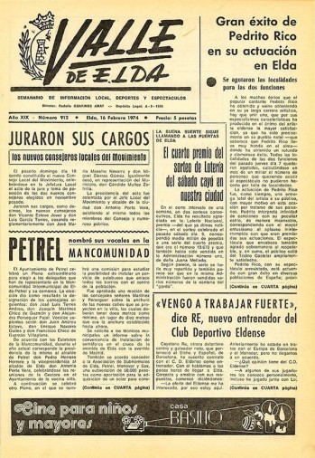 N&uacute;mero 0912 - 16 de febrero de 1974