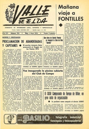 N&uacute;mero 0923 - 4 de mayo de 1974