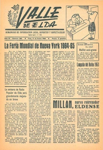 N&uacute;mero 0385 - 11 de enero de 1964