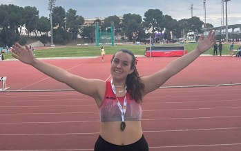 La atleta eldense Anhara Ortega, campeona auton&oacute;mica sub16