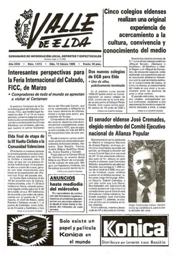 N&uacute;mero 1.513 - 14 de febrero de 1986