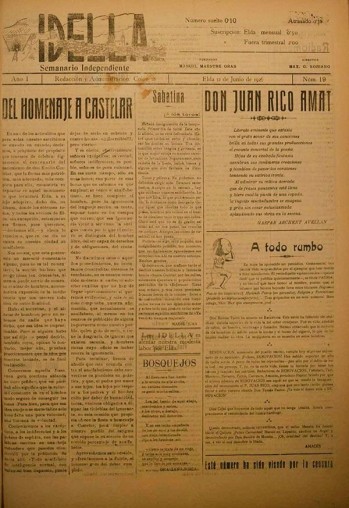 Idella n&ordm; 019 - A&ntilde;o 1926