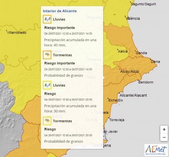 Probabilidad de tormentas hoy e inicio de semana con temperaturas m&aacute;s suaves