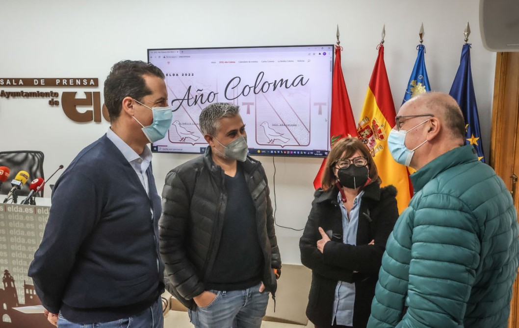 El eldense José David Busquier al frente del "Año Coloma" El eldense José David Busquier al frente del "Año Coloma"
